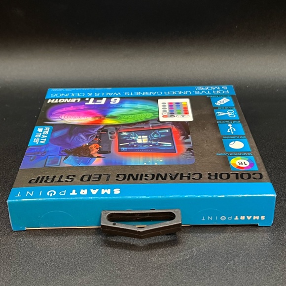 Smartpoint Color Changing LED Strip with Remote 6 Foot- NIB - Picture 4 of 5